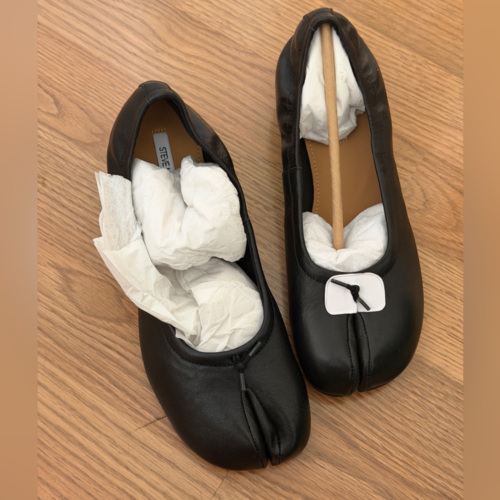 Steve Madden CYRA BLACK LEATHER — NWT - Picture 8 of 9